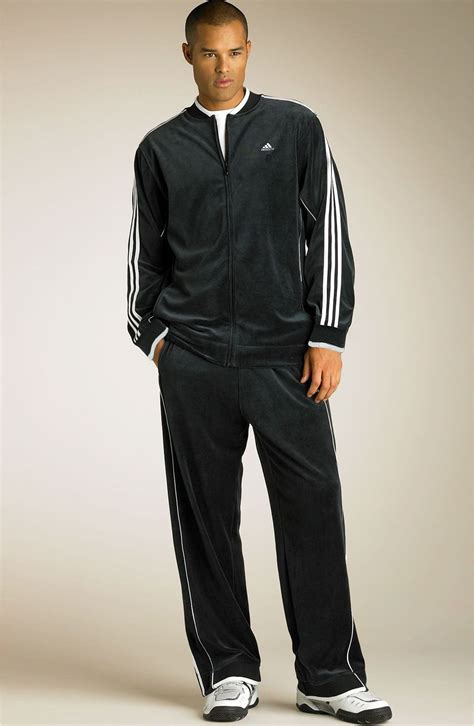 adidas velour tracksuit mens|velour tracksuit men sale.